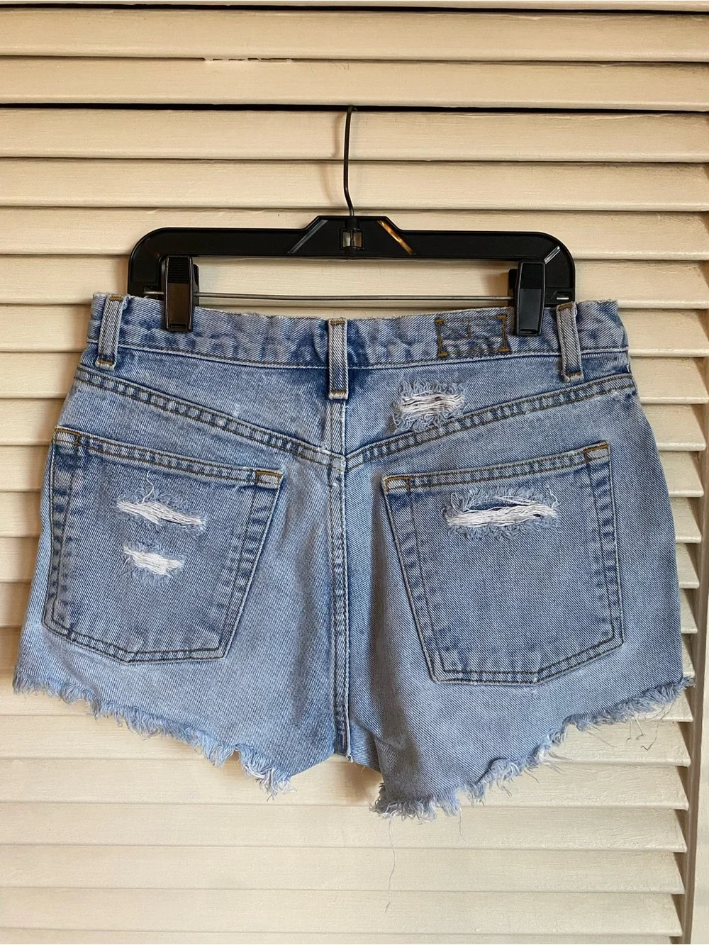 The Limited Distressed Denim Cut-Off Shorts